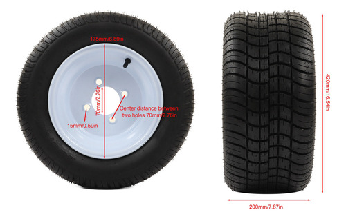 Tire Hub 205/5010, Goma Antideslizante Universal Para Reduci