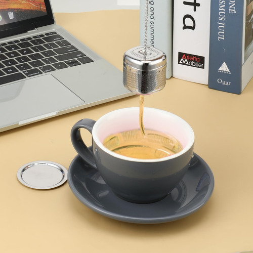 Infusor De Té Acero Inoxidable Bola De Té Reutilizable Plateado