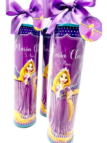 Lembrancinha Personalizada Rapunzel Pega Varetas 10un