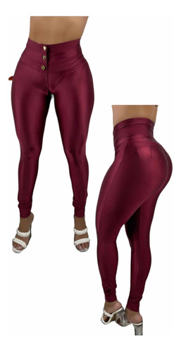 Calça Cos Alto Legging Panicat Festa Luxo Colada Sexy