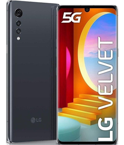 LG Velvet 128gb Negro De Exhibición Liberados A Msi