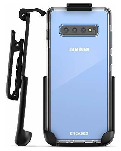 Funda Protector Clip Para Cinto Galaxy S10 Plus Transparente