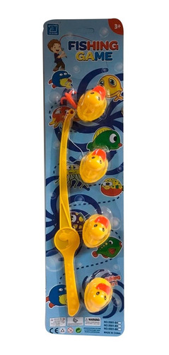 Set De Pesca Con 4 Patos 50 Cm Blister