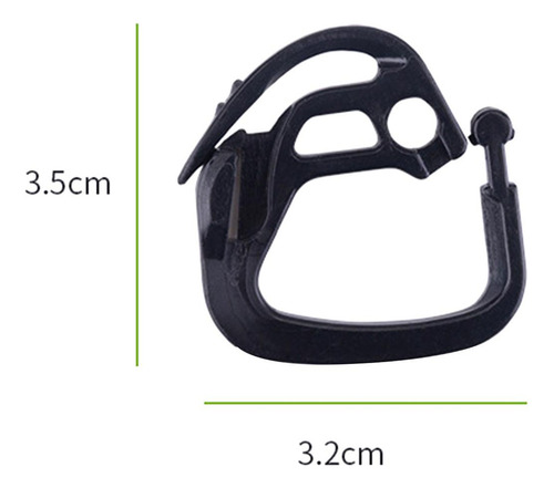 Cp, 50 Piezas Soporte Clips Red Sombra Al Aire Libre