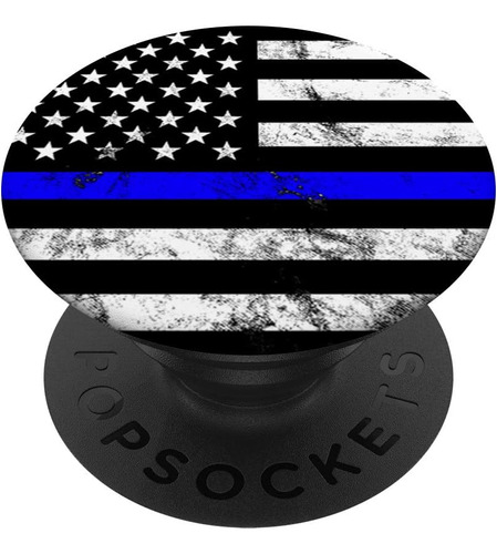 Thin Blue Line Blue Lives Matter Police Usa Flag America Cop