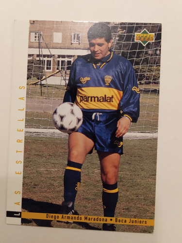 Tarjeta Figurita Diego Maradona - Boca-upper Deck - Año 1995