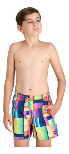 Traje De Baño Arena Allover Boxer Para Niño