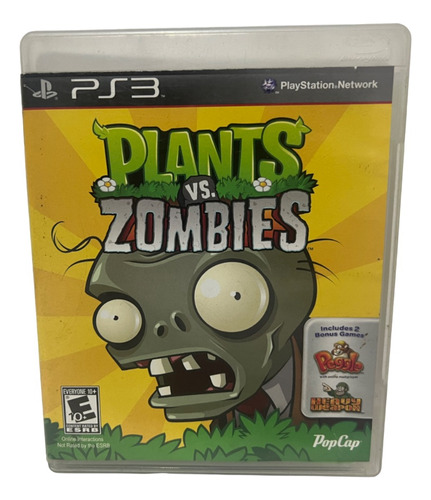 Plants Vs Zombies Playstation 3 Ps3 Medio Uso (Reacondicionado)