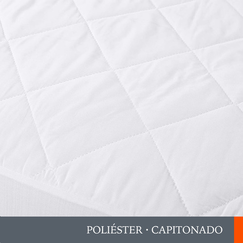 Cubre Colchón Individual Protector De Cama 100% Impermeable