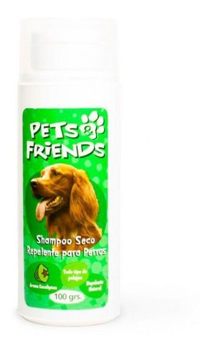 Shampoo Seco Repelente Pulgas Para Perro 100 Gr / Catdogshop