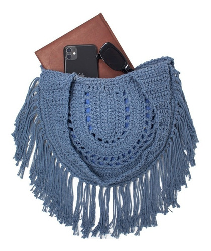 Bolsa De Macrame Hecha A Mano Por Artesanos Yucatecos.