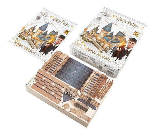 Imagen 1 de 4 de Puzzle 3d Harry Potter | Gran Salón Hogwarts