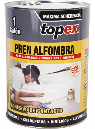 Adhesivo De Contacto Para Alfombras 1 Gl Topex