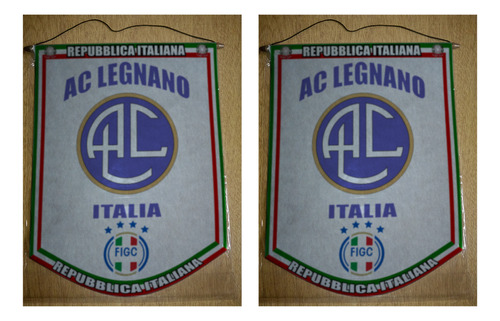 Banderin Grande 40cm Associazione Calcio Legnano Italia