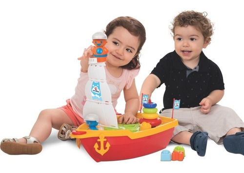 Brinquedo Educativo Mega Barco Didático Criança