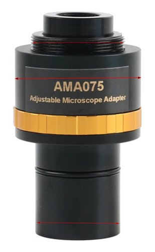 Adaptador Ajustable De Camara Microscopio Binocular 075x