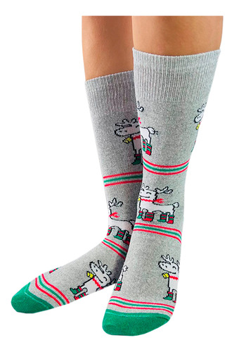 Calcetines Navideños Diseño De Renos Navidad