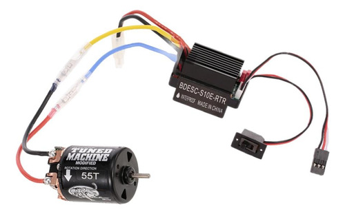 Rc Brushed 540 Motor \\u0026 60a Brushed Esc Controller