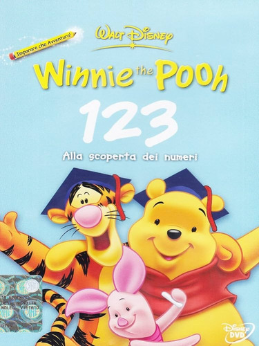 Winnie Pooh 123 Descubriendo Los Numeros Dvd Original