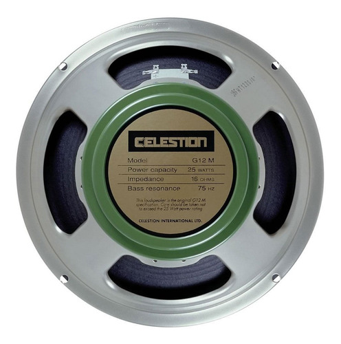 Celestion G12m Greenback 16 Ohms Parlante 25w 12