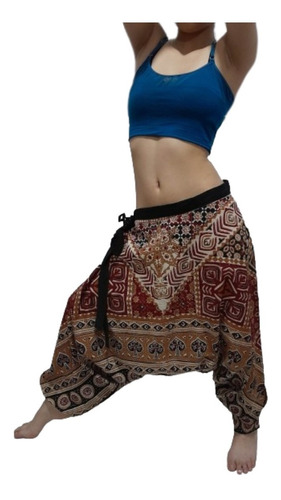  Pantalón Babucha Turco Afgano Algodón Yoga Tai Chi Relax