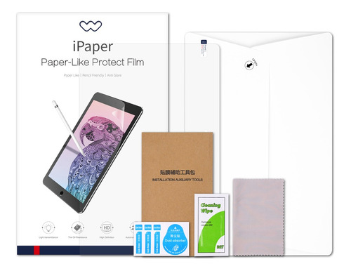 Mica Lámina Paper Like Tipo Papel Para iPad Wiwu