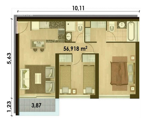 Estupendo Dpto. 2d + 2b (lomas San Sebastián)