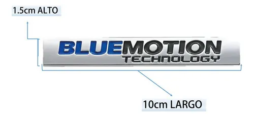 Emblema Tapa Baul Bluemotion Technology Gol 2010/2018