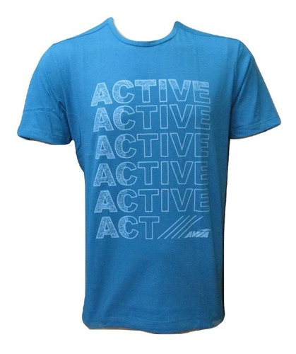  Remera Avia Original Estampada Active 51-335 Hombre Dxt 