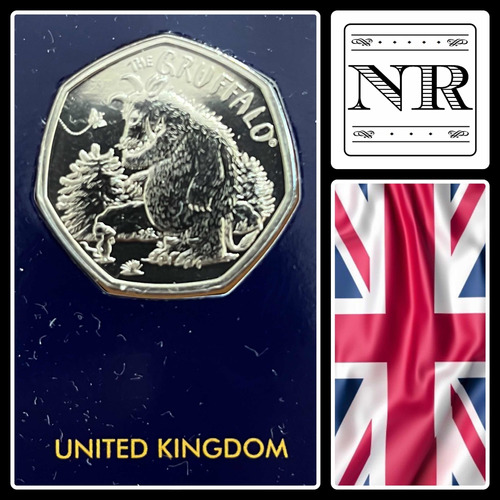 Inglaterra - 50 Pence - Año 2019 - Gruffalo & Mouse