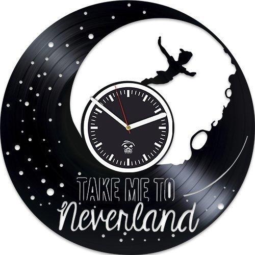 Peter Pan Reloj Wendy Walt Disney De Regalo Decoracion Del H