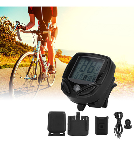 Computador, Tipo Inglês, Display Digital Lcd, Mountain Bike