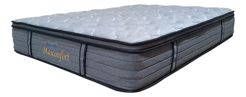 Colchon Matrimonial Ortopedico Hibrido Memory Resortes 30cm