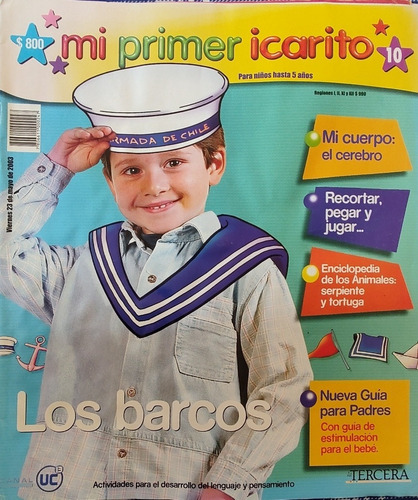 4 Revistas Mi Primer Icarito N°2-8  2001- 10-03-14-04(aa399