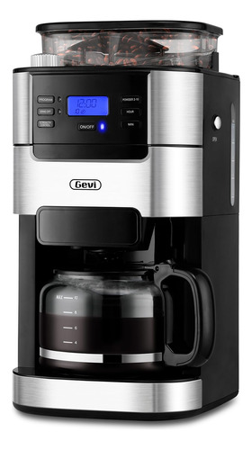 Cafetera De Goteo 10 Tazas Con Molinillo Y Temporizador 1.5l