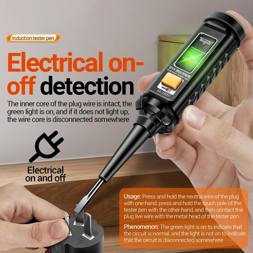 Para J0yf Detector De Voltaje Sin Contacto Bolígrafo