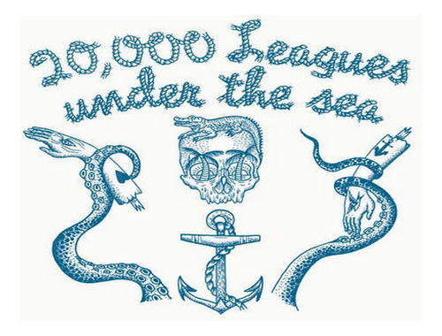20,000 Leagues Under The Sea (book) - Jules Verne. Ew04