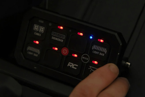 Panel Switch Botonera Led Rgb Estrobo Multifuncion Universal