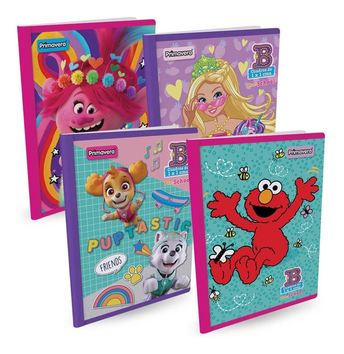 Cuaderno Cosido Preschool 100 Hjs Cuadros 1 X 1 Cm X 12 Und