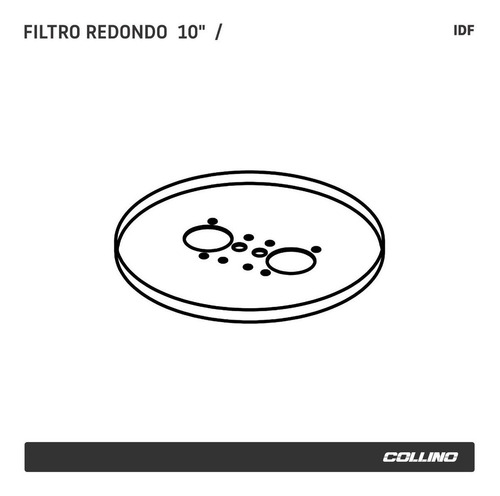 Imagen 4 de 6 de Filtro De Aire Collino 10 Carburador Holley Weber Solex