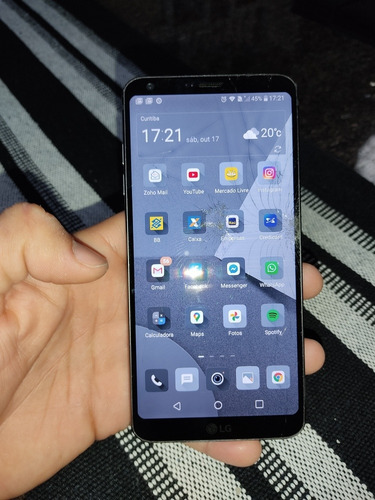 LG G6 H870i 64gb Com Tela Trincada Leia O Anúncio!