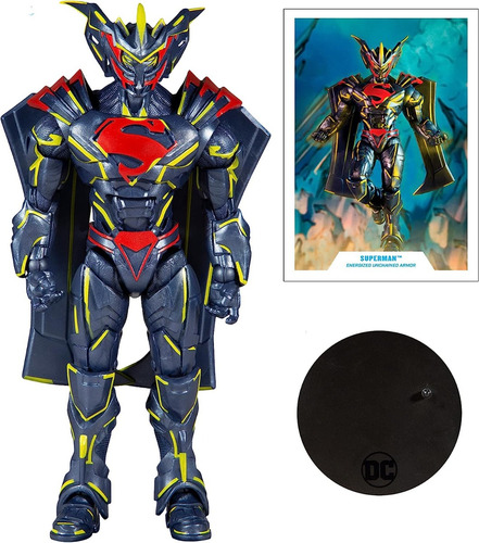 Figura Superman Energized Unchained Armor Gold Mcfarlane Toy