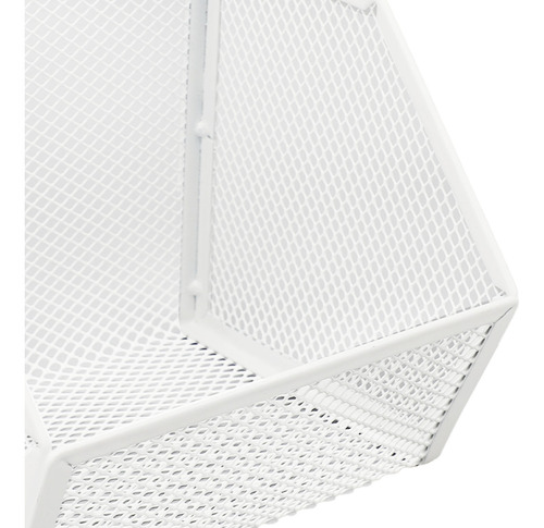 Cesta De Alambre Colgante De Metal Adhesiva De 13,2 X 10 X 1