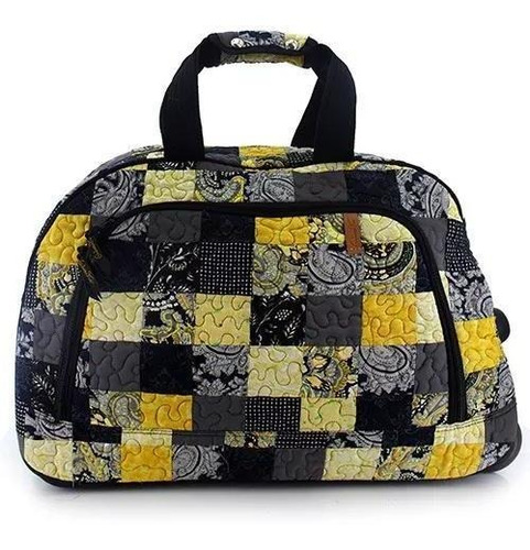 Mala Com Rodas Travel Set Patchwork Giulianna Fiori