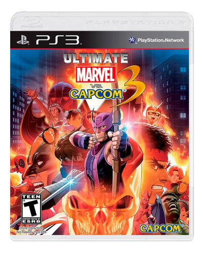 Jogo Seminovo Ultimate Marvel Vs Capcom 3 Ps3 (Recondicionado)