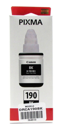 Imagen 2 de 5 de Kit 4 Tintas Canon Original Gi-190 G1100 G2100 G3100 G4100