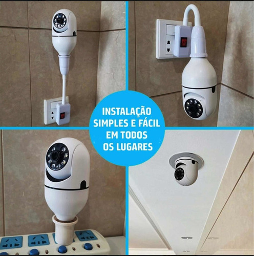 Cámara Lampada De Monitoreo Inteligente Aplicación Yoose Inf