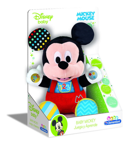 Peluche Baby Mickey Canta Conmigo Juega Disney Clementoni