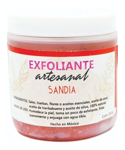 Exfoliante Artesanal Para Manos, Pies Y Cuerpo Varios Aromas