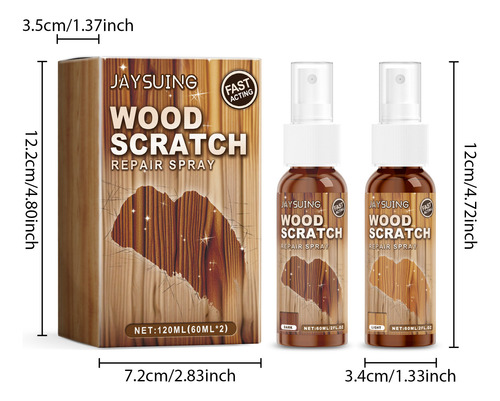 Spray Reparador De Arañazos En Madera